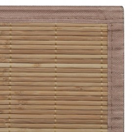 Natural bamboo mat, rectangular brown color, 150 x 200 cm