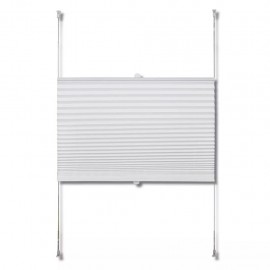 Pleated Blinds Plisse White Curtain 50x100cm