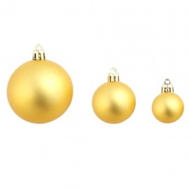 100 pcs. Christmas ball set 6 cm Golden