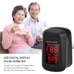 Fingertip Pulse Oximeter LED Digital Display for Gauging Pulse Rate Blood Oxygen Saturation Home Health Care