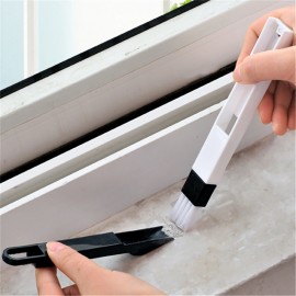 TY door window window groove groove cleaning brush groove small brush with 簸箕 corner gap brush screen cleaning black