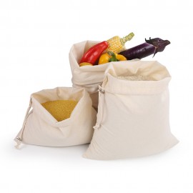 Reusable Produce Bags Recycle Eco Friendly Cotton Washable Fruit Vegetable Beans Grocery Toys Storage Foldable Drawstring Organic Shopping Organizers 8pcs