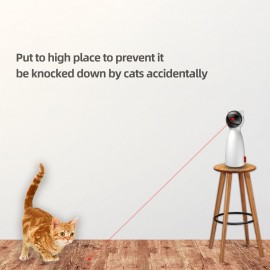 Cat Interactive Toy Auto Rotating Light Chaser Toy for Cats