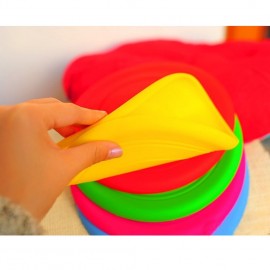 7 color optional dog soft flying disc toy pet training dog training table mat About 17.5CM random colors