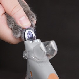 Illuminated Cat Pet Nail Clippers Cat Claw Trimmer Cat Nail Scissor Cat Nail Cutter Features LED Light 5X Magnification