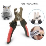 Professional Pet Dog Nail Clipper Cutter Stainless Steel Grooming Scissors Clippers for Animals Cats Size L