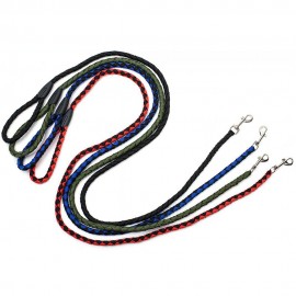 Nylon Dog Leash 5ft Long Walking Dog Rope Metal Clasp Dog Chain Traction Rope for Medium Dog Training Walking Outside