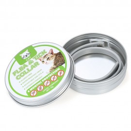 Cats Flea and Tick Collar Treatment Prevention Natural Essential Oil Adjustable Waterproof 8 Months Protection