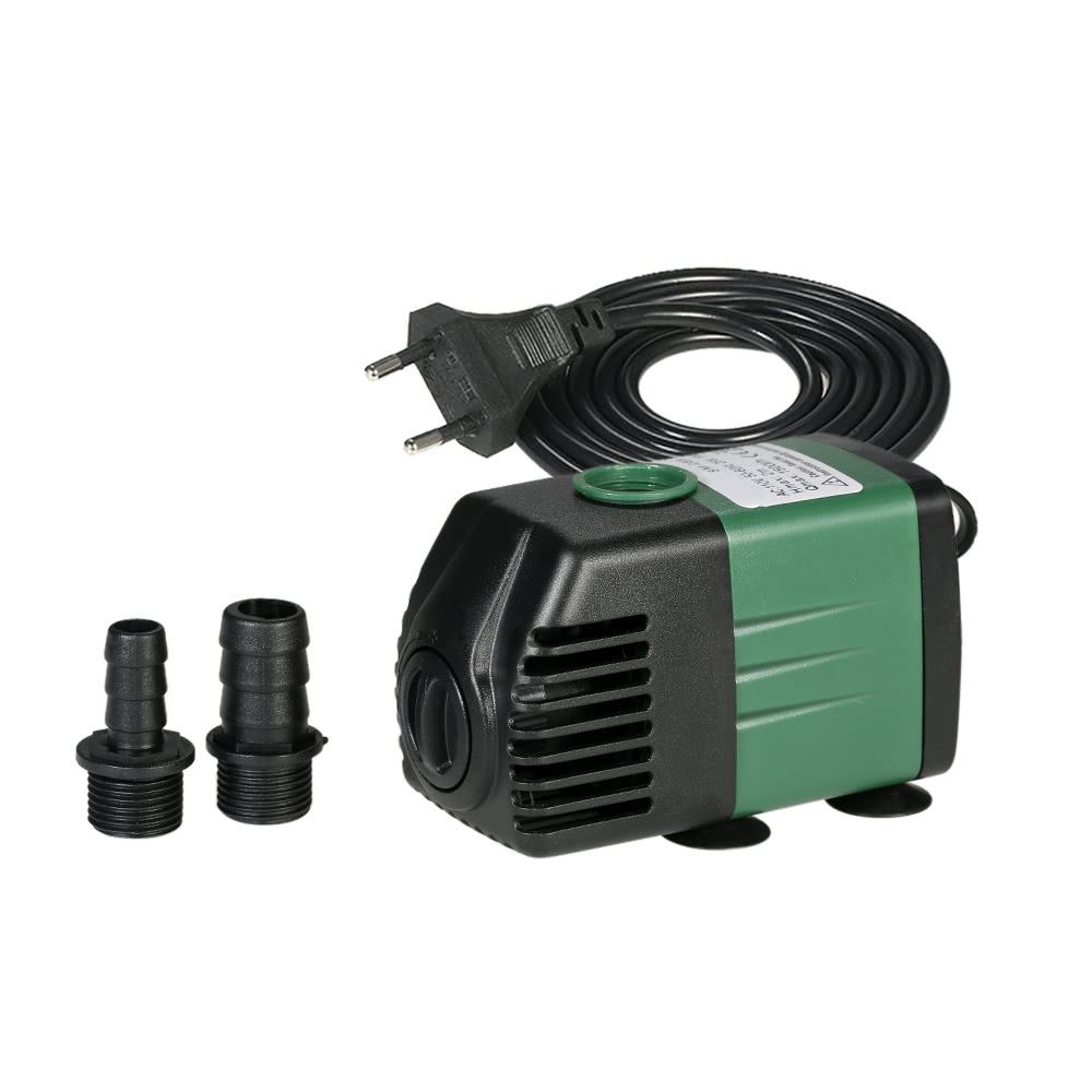 1500L/H 25W Submersible Water Pump for Aquarium Tabletop Fountains Pond Water Gardens and Hydroponic Systems with 2 Nozzles AC110V