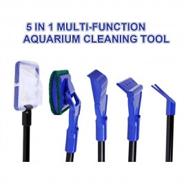 5 in 1 Multi-Function Aquarium Fish Tank Cleaning Tool Aquarium Cleaning Set