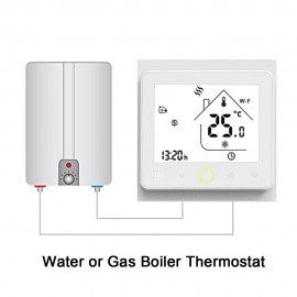 Wi-Fi Smart Thermostat Temperature Controller APP Control 5A Compatible with Alexa/ Google Home Water/ Gas Boiler Thermostats for Home