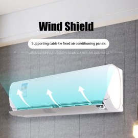 Adjustable Portable Air Conditioner Wind Shield Cold Wind Gas Deflectors Anti Direct Blowing Retractable Baffle Clip Type Stretchable