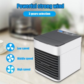 Mini Air Conditioner Fan USB Cooler Small Cooling Circulator for Home Dormitory Office Room Desktop Table Use Portable
