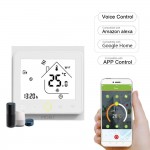 MOES Wi-Fi Smart Thermostat Temperature Controller APP Control 5A Compatible with Alexa / Google Home Water Floor Heating for Home -- White