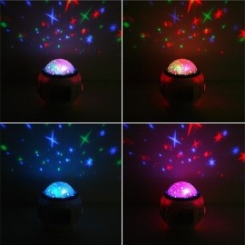 Music Starry Sky Projection Clock