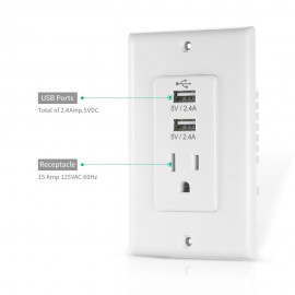 Wireless Home Plug Socket Adaptor Plug with USB Interface